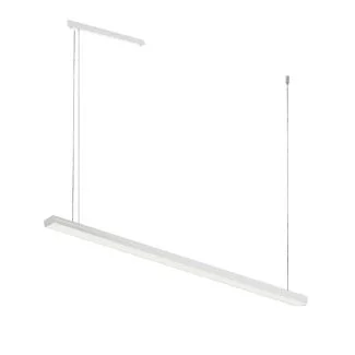 ANTIGO Lampa wisząca Hiate Line - Biała (1500 mm) 4000K 1855