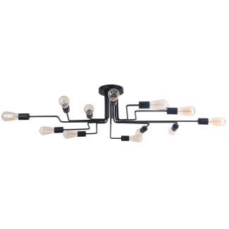 MAYTONI T532CL-12B Loft Gilbert Ceiling Lamp Black
