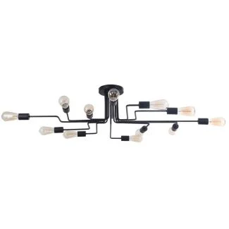 MAYTONI T532CL-12B Loft Gilbert Ceiling Lamp Black