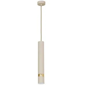 LUMINEX 9515 żyrandol Reno beige/gold 1xGU10
