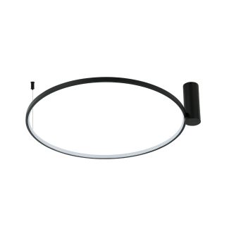 LIGHT PRESTIGE Plafon Ring S CCT 1xLED czarny LP-909/1C S BK CCT