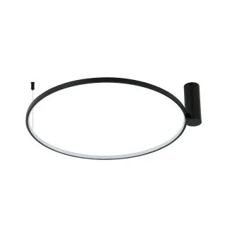 LIGHT PRESTIGE Plafon Ring S CCT 1xLED czarny LP-909/1C S BK CCT