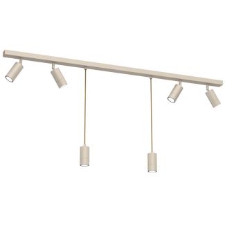 LUMINEX 9532 spot Link line bar 1500 mm beige 6xGU10