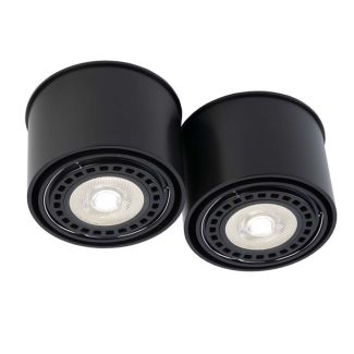 ANTIGO Plafon Miki 2 - Czarny (100 mm) 1118