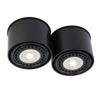 ANTIGO Plafon Miki 2 - Czarny (100 mm) 1118