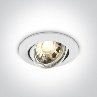 ONE LIGHT 11105GU/W Matikoloni biały wpust z oprawką GU10 MR16