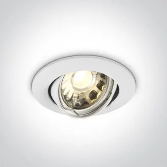 ONE LIGHT 11105GU/W Matikoloni biały wpust z oprawką GU10 MR16