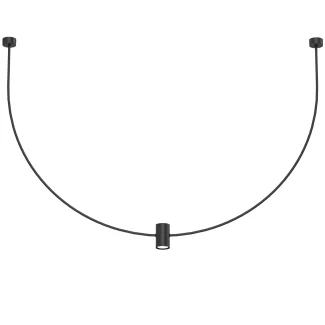 ANTIGO Lampa wisząca no. C - Czarna (1260 mm) 5089