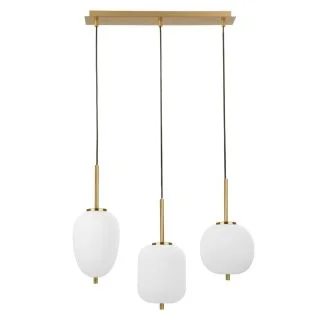 Luces Exclusivas PILAR LE41760 LAMPA WISZĄCA biały,mosiądz