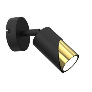 LUMINEX 9630 spot Shift black/gold 1xGU10