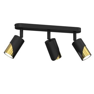 LUMINEX 9632 spot Shift black/gold 3xGU10