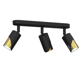 LUMINEX 9632 spot Shift black/gold 3xGU10
