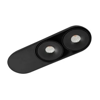 AZZARDO AZ4065 TORONTO 2 BK TECHNICAL EXPOSED DOWNLIGHT BLACK