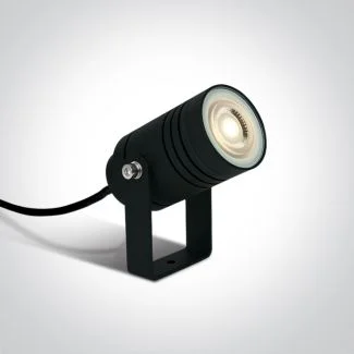 ONE LIGHT 67198G/B Martino czarna lampa ogrodowa 35W MR16, GU10 kolec