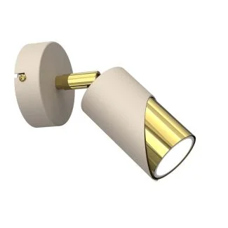 LUMINEX 9675 spot Shift beige/gold 1xGU10
