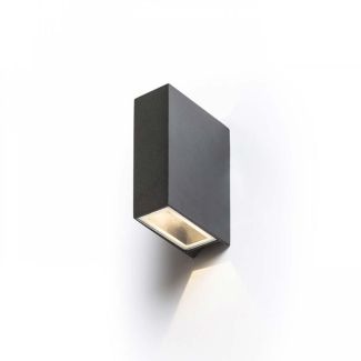 RENDL R12555 UKKO ścienna czarna 230V LED 2x3W 55° IP54 3000K