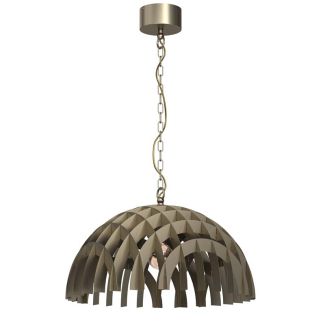 LUMINEX 969 żyrandol Space "dome dia 500mm" titanium gold 1xE27