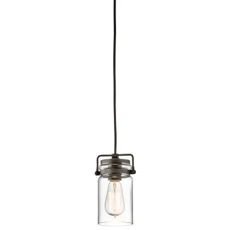 ELSTEAD Brinley KL-BRINLEY-MP-OZ 1 Light Mini Pendant - Olde Bronze