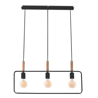 CANDELLUX 33-73525 FRAME LAMPA WISZĄCA 3X60W E27 CZARNY