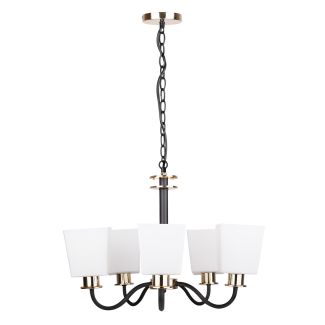 CANDELLUX 35-74249 SCHUBERT LAMPA WISZĄCA 5X40W E27 CZARNY