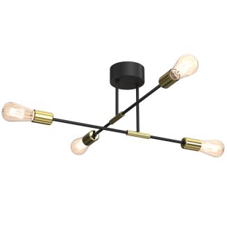 LUMINEX 3906 oprawa sufitowa Flame żyrandol