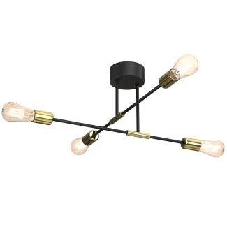 LUMINEX 3906 oprawa sufitowa Flame żyrandol