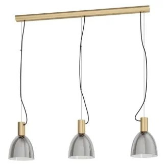 EGLO 99314 LAMPA LEBALIO OPRAWA WISZĄCA HL/3 E27 BRÜNIERT/SW-TRANSP.LEBALIO