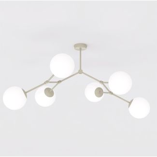 EMIBIG 1703/6 SPACE 6 MOKKA OPAL Lampa sufitowa