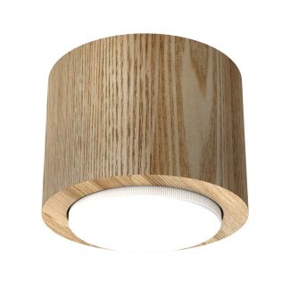 LUMINEX 9731 Downlight round wood 1xGX53