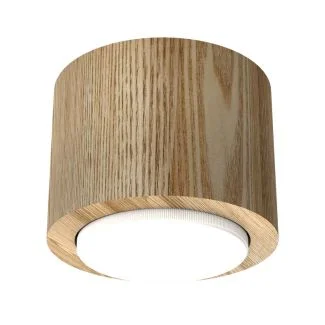 LUMINEX 9731 Downlight round wood 1xGX53