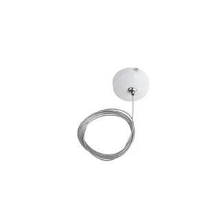 AZZARDO AZ4782 CEILING PLATE WH + WIRE TECHNICAL COMPONENT WHITE