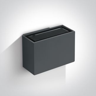 ONE LIGHT 67374/AN/W Solomos kinkiet antracyt LED 3000K 2x3W IP54