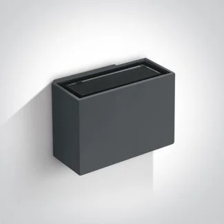 ONE LIGHT 67374/AN/W Solomos kinkiet antracyt LED 3000K 2x3W IP54