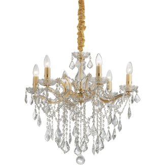IDEAL LUX FLORIAN SP6 ORO 035635