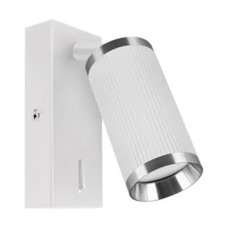 IDEUS 04206 FRIDA WLL GU10 WHITE/CHROME kinkiet