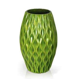 Artehome 3AD1517 Wazon dekoracyjny zielony 40 cm