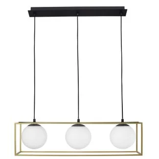 Luces Exclusivas PLATA LE41788 LAMPA WISZĄCA mosiądz