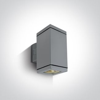 ONE LIGHT 67132A/G Stromi K2 szary zewnętrzny kinkiet 75W PAR30 E27