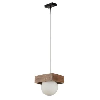 SIGMA 33663 lampa wisząca Bloom 1 zwis czarny brązowy