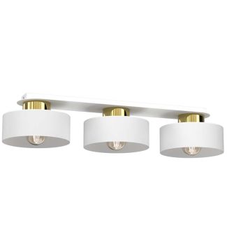 LUMINEX 9847 plafon Marti white/gold 3xE27