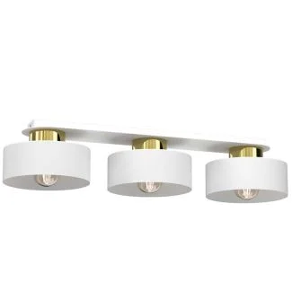 LUMINEX 9847 plafon Marti white/gold 3xE27