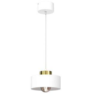LUMINEX 9848 żyrandol Marti white/gold 1xE27
