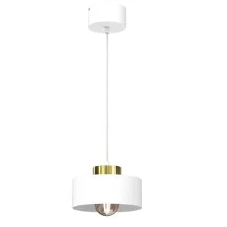 LUMINEX 9848 żyrandol Marti white/gold 1xE27