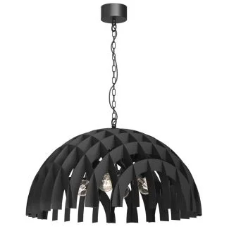 LUMINEX 989 żyrandol  Space "dome dia 800mm" black 4xE27