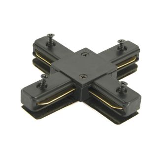 IDEUS 4035 CONNECTOR X BLACK Łącznik do szynoprzewodów