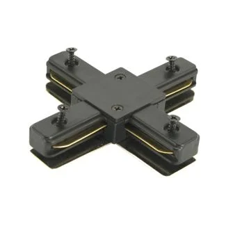 IDEUS 4035 CONNECTOR X BLACK Łącznik do szynoprzewodów
