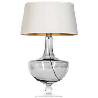 4 CONCEPTS OXFORD TRANSPARENT BLACK L048311503 lampa stołowa z abażurem