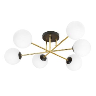 EMIBIG 1233/6 LAMPA SUFITOWA MAGNUM 6 BL OPAL