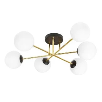 EMIBIG 1233/6 LAMPA SUFITOWA MAGNUM 6 BL OPAL