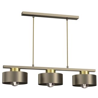 LUMINEX 9926 żyrandol Marti titanium gold/gold 3xE27